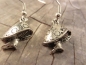 Preview: Pilz Ohrringe Vintage Optik mushroom Fliegenpilz